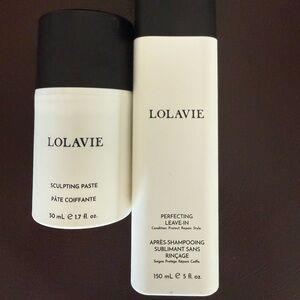 Lolavie Sculpting Paste and Perfecting Leave-In Set